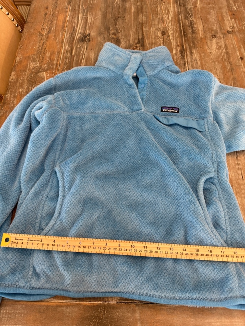 Patagonia Sky Blue Fleece Pullover - Picture 2 of 4